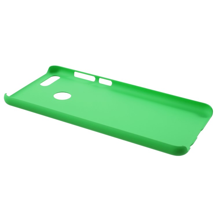 Rubberized PC Hard Cell Phone Case for Huawei Y9 (2018)/Enjoy 8 Plus - Green-3