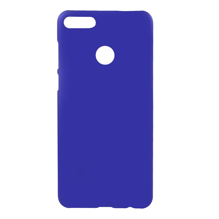 Rubberized PC Hard Protective Case for Huawei Y9 (2018)/Enjoy 8 Plus - Dark Blue-1
