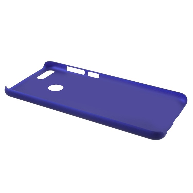Rubberized PC Hard Protective Case for Huawei Y9 (2018)/Enjoy 8 Plus - Dark Blue-3