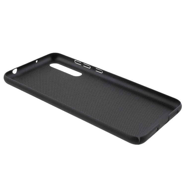 Hollow Mesh Rubberized Plastic Phone Case for Huawei P20 Pro - Black-4