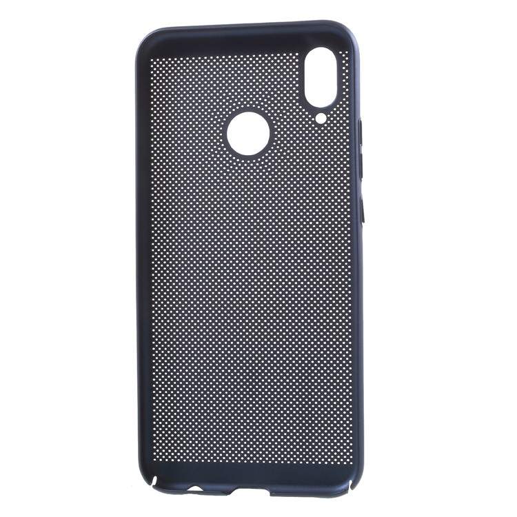 Hollow Mesh Rubberized PC Phone Case Cover for Huawei P20 Lite / Nova 3e - Blue-5