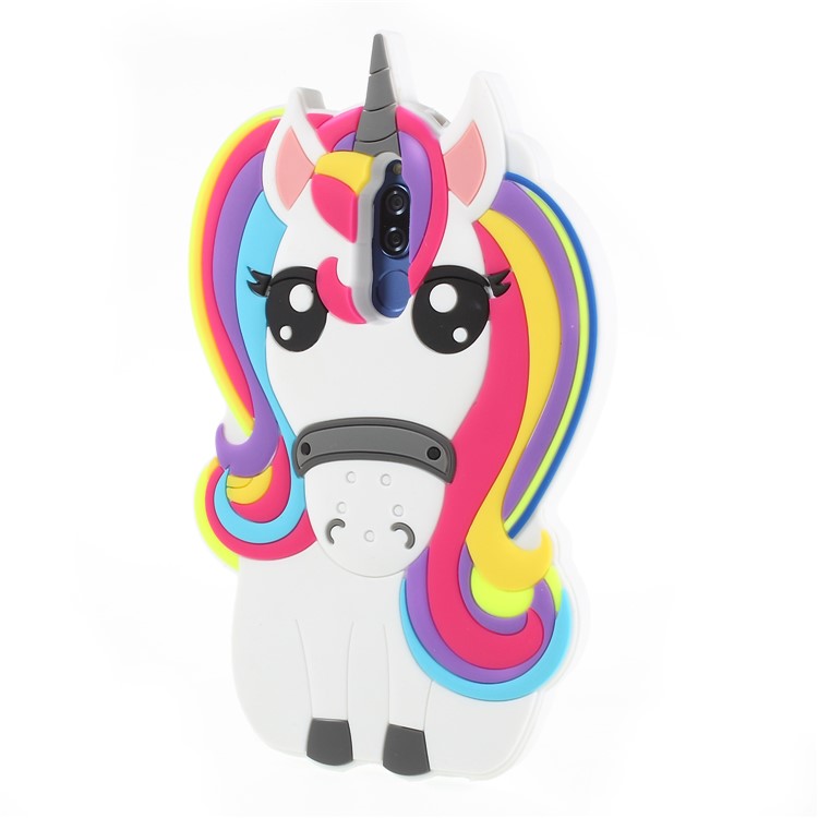3D Unicorn Pattern Soft Silicone Case for Huawei Mate 10 Lite / Maimang 6 / nova 2i / Honor 9i (India)-2