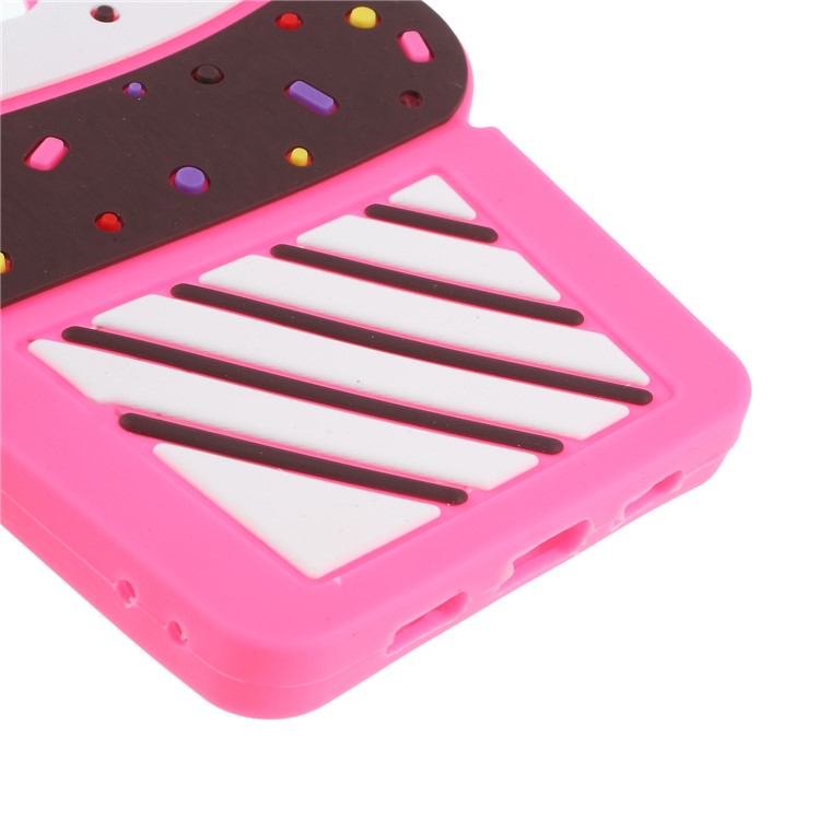 3D Cherry Ice Cream Silicone Mobile Case for Huawei Honor 6x (2016)/Mate 9 Lite/GR5 (2017) - Rose-5