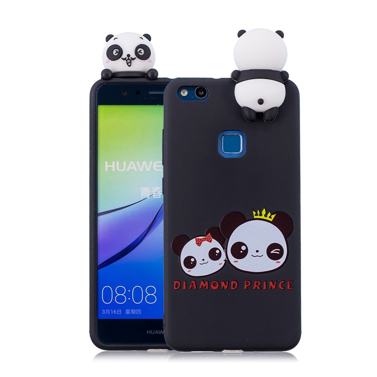 3D Cute Doll Pattern Printing TPU Back Case for Huawei P10 Lite - Diamond Prince-1