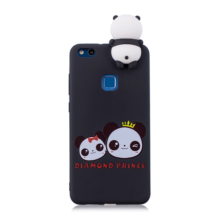3D Cute Doll Pattern Printing TPU Back Case for Huawei P10 Lite - Diamond Prince-2