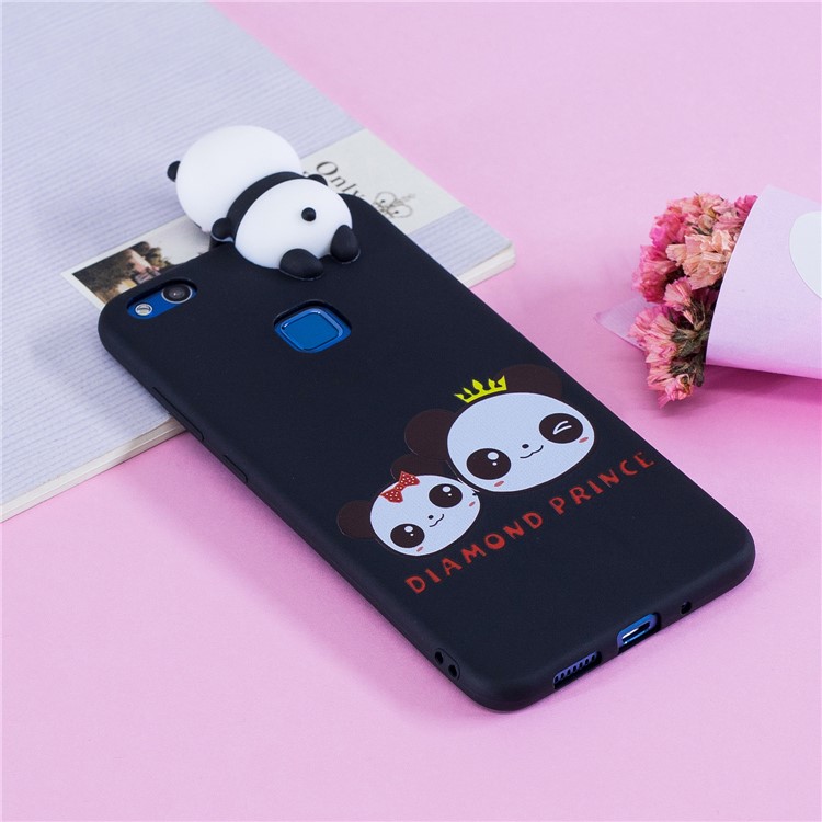 3D Cute Doll Pattern Printing TPU Back Case for Huawei P10 Lite - Diamond Prince-8