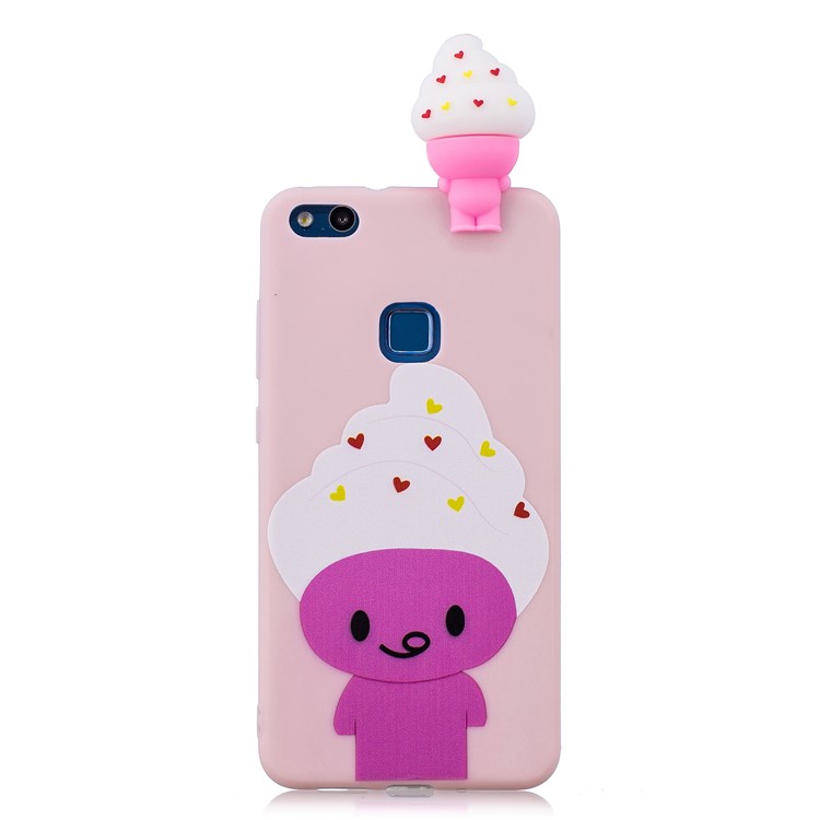 3D Cute Doll Pattern Printing TPU Case Cover Shell for Huawei P10 Lite - Cartoon Animal-2