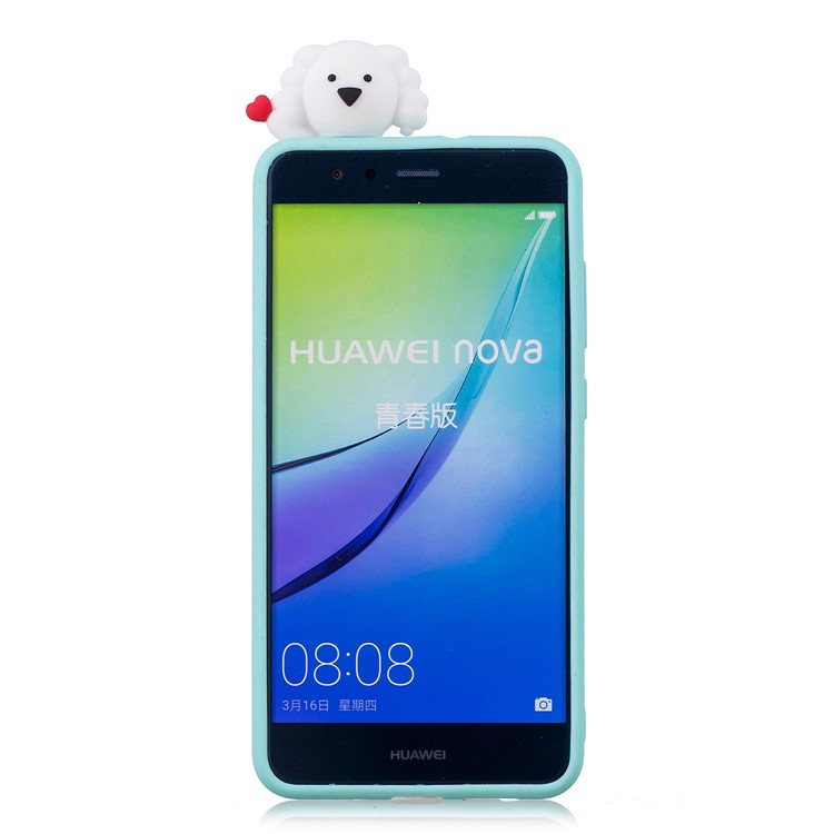 3D Cute Doll Pattern Printing TPU Case Back Shell for Huawei P10 Lite - Cloud Pattern-3