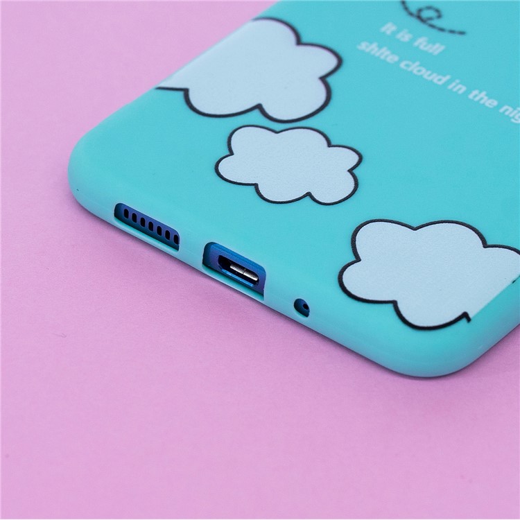 3D Cute Doll Pattern Printing TPU Case Back Shell for Huawei P10 Lite - Cloud Pattern-9