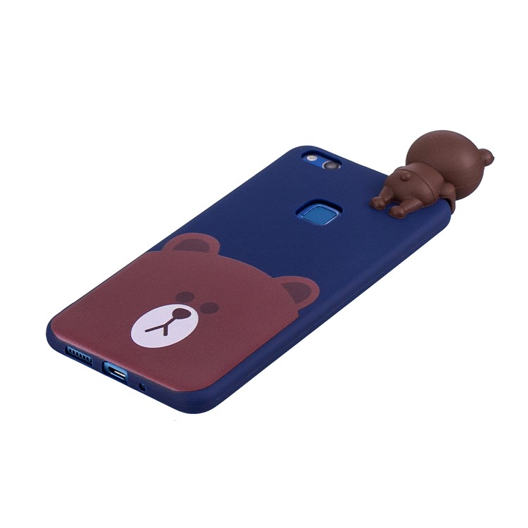 3D Cute Doll Pattern Printing TPU Case Accessory for Huawei P10 Lite - Bear-4