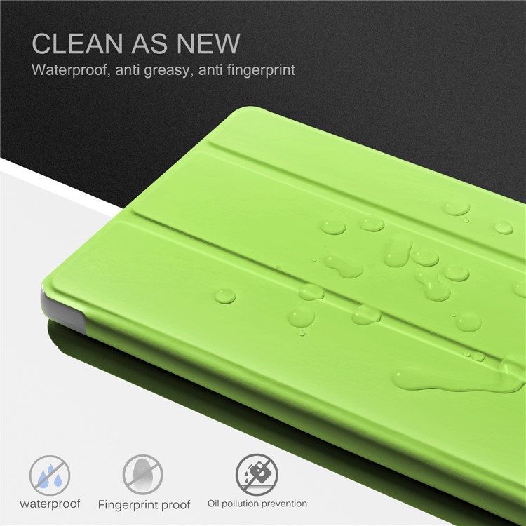 Tri-fold Stand Tablet Leather Smart Case Cover for Huawei MediaPad M5 10/M5 10 (Pro) - Green-3