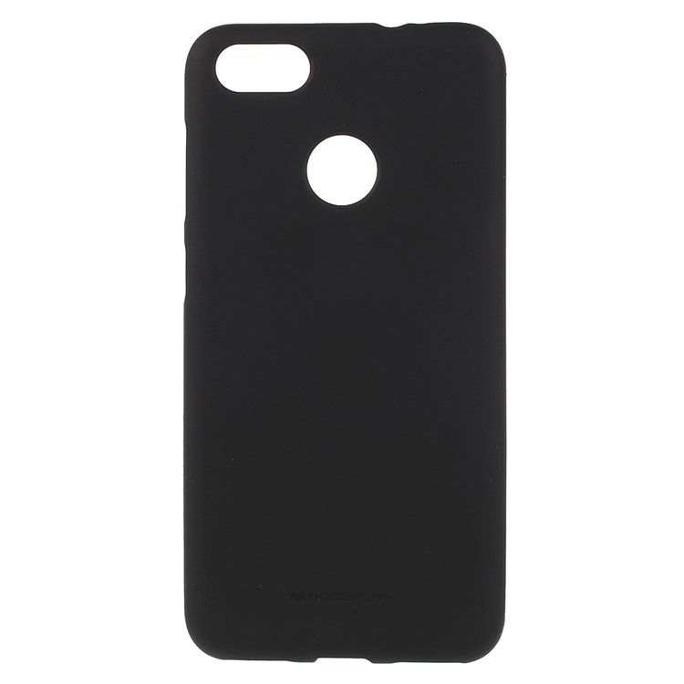 MERCURY GOOSPERY Matte Skin TPU Phone Cover for Huawei P9 lite mini/Y6 Pro (2017)/Enjoy 7 - Black-1