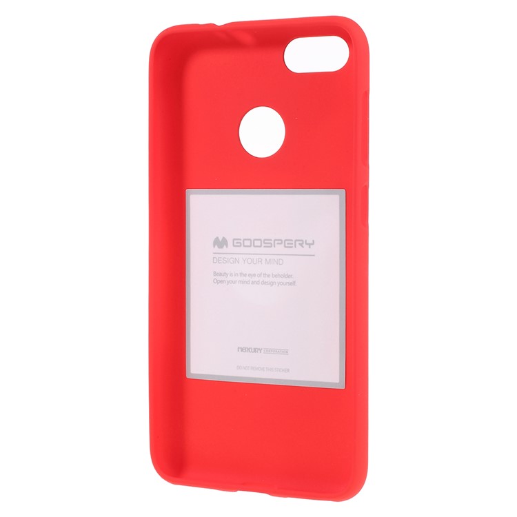 MERCURY GOOSPERY Frosted Skin TPU Phone Case for Huawei P9 lite mini/Y6 Pro (2017)/Enjoy 7 - Red-3