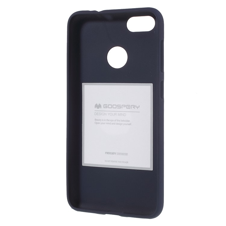 MERCURY GOOSPERY Matte Skin TPU Back Protection Cover for Huawei P9 lite mini/Y6 Pro (2017)/Enjoy 7 - Dark Blue-3