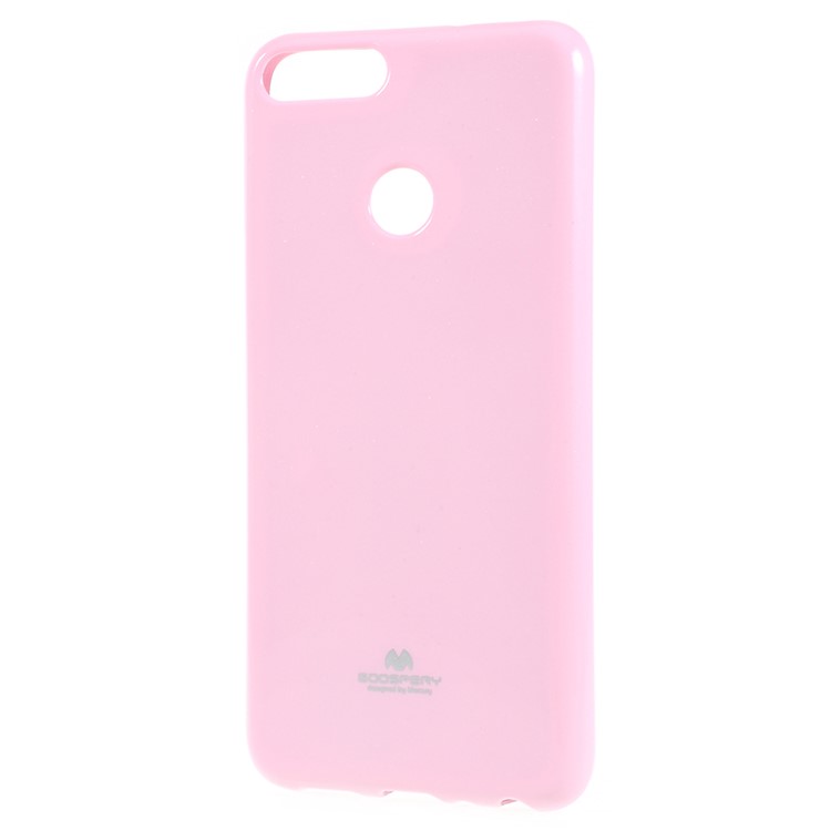 MERCURY GOOSPERY Glitter Powder TPU Mobile Phone Cover for Huawei P Smart / Enjoy 7S - Pink-2