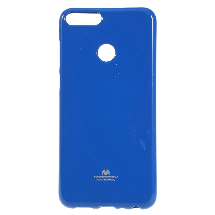MERCURY GOOSPERY Glitter Powder TPU Mobile Casing for Huawei P Smart / Enjoy 7S - Blue-1