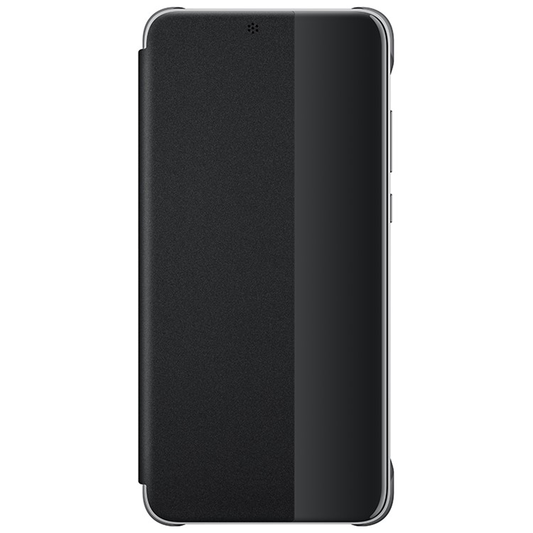 HUAWEI OEM Side View Window Auto Wake up/Sleep Leather Case for Huawei P20 - Black-3