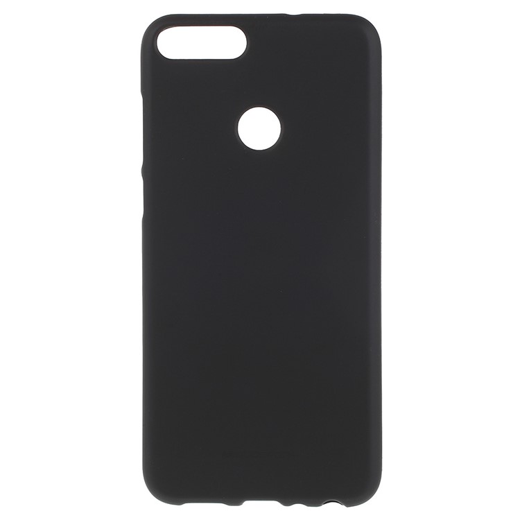 MERCURY GOOSPERY Matte Skin TPU Phone Cover for Huawei P Smart/Enjoy 7S - Black-1