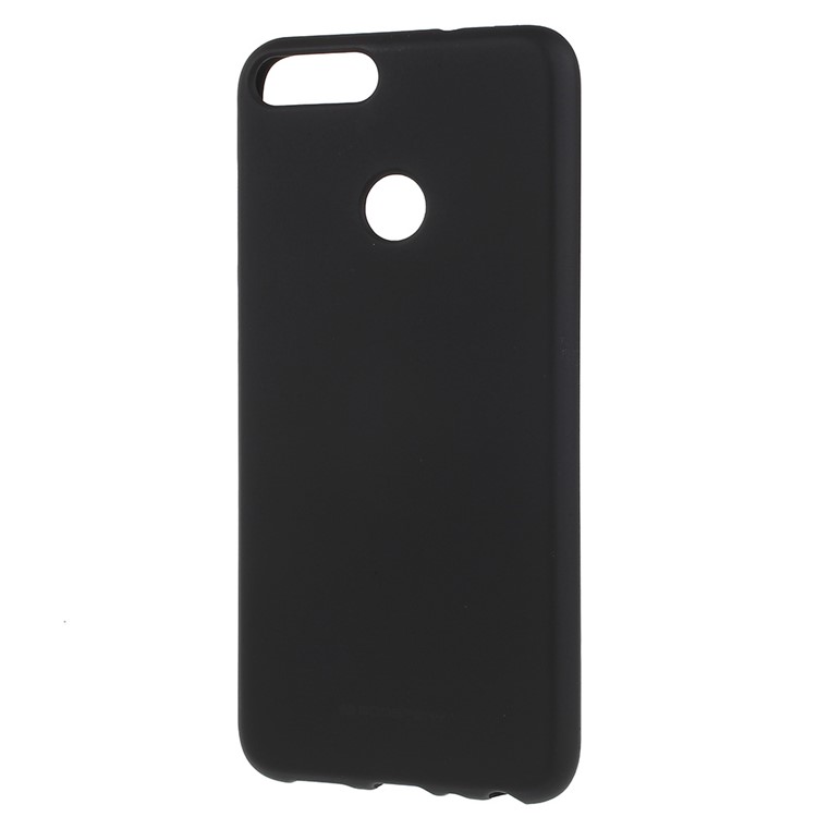 MERCURY GOOSPERY Matte Skin TPU Phone Cover for Huawei P Smart/Enjoy 7S - Black-2