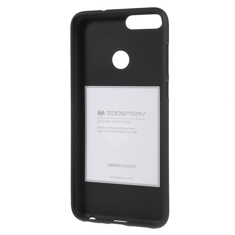 MERCURY GOOSPERY Matte Skin TPU Phone Cover for Huawei P Smart/Enjoy 7S - Black-3