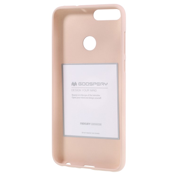MERCURY GOOSPERY Matte Skin TPU Protective Shell for Huawei P Smart/Enjoy 7S - Beige-3