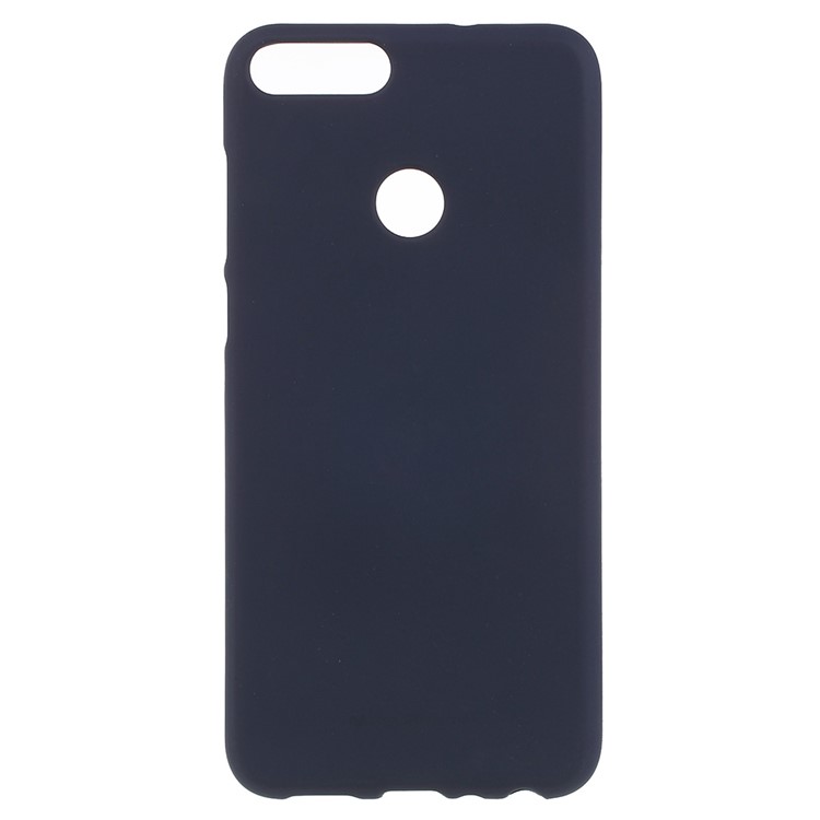 MERCURY GOOSPERY Matte Skin TPU Mobile Phone Case for Huawei P Smart/Enjoy 7S - Dark Blue-1