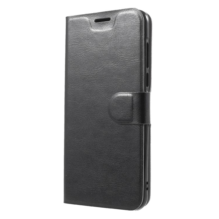 Crazy Horse Texture Card Holder Stand Flip Leather Cover for Huawei Honor 7C/Enjoy 8/Nova 2 Live /Y7 Prime (2018) - Black-3