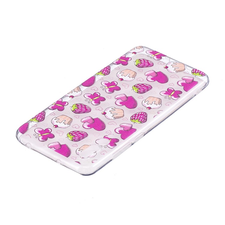 Pattern Printing IMD TPU Phone Cover for Huawei P20 Pro - Cake and Strawberry-3