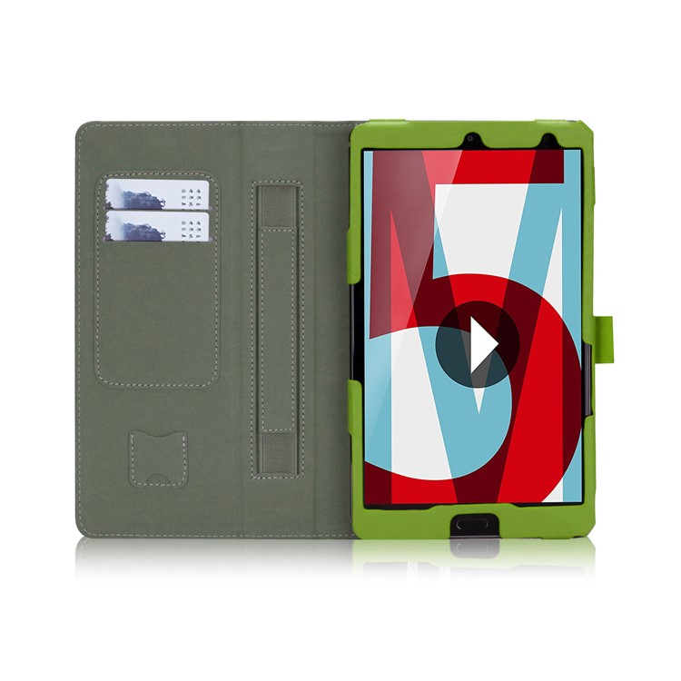 Foldable Stand PU Leather Tablet Case for Huawei MediaPad M5 8 - Green-2