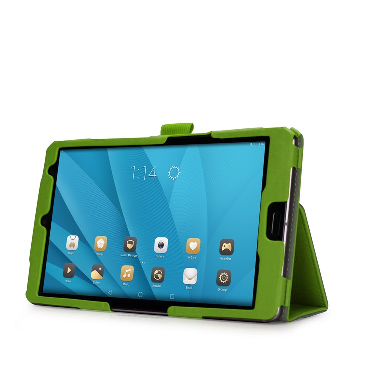 Foldable Stand PU Leather Tablet Case for Huawei MediaPad M5 8 - Green-5