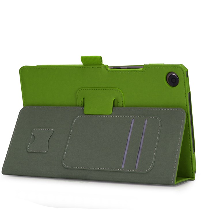 Foldable Stand PU Leather Tablet Case for Huawei MediaPad M5 8 - Green-6