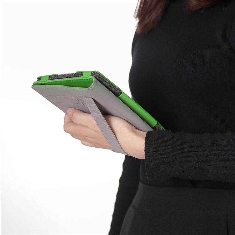 Foldable Stand PU Leather Tablet Case for Huawei MediaPad M5 8 - Green-8