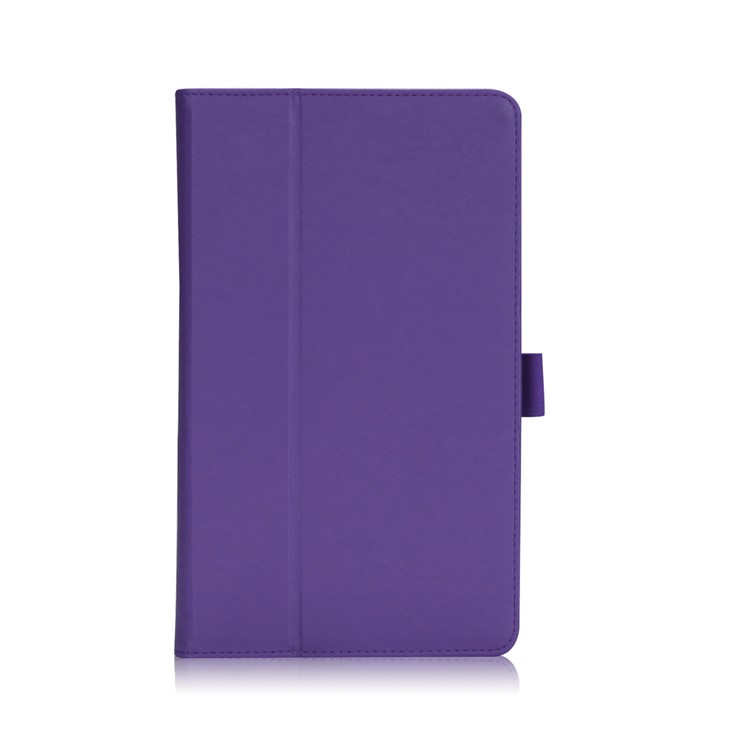 Foldable Stand PU Leather Card Holder Case for Huawei MediaPad M5 8 - Purple-3