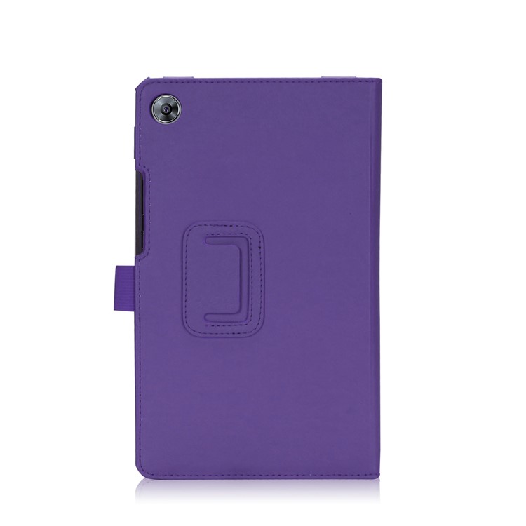 Foldable Stand PU Leather Card Holder Case for Huawei MediaPad M5 8 - Purple-4