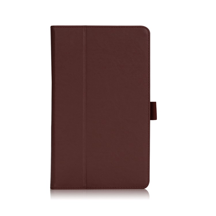 Foldable Stand PU Leather Card Holder Shell for Huawei MediaPad M5 8 - Brown-3