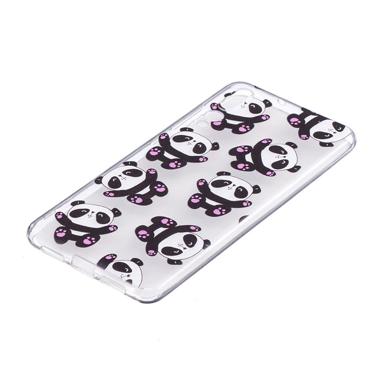 Pattern Printing IMD TPU Back Case for Huawei P20 - Cute Pandas-2