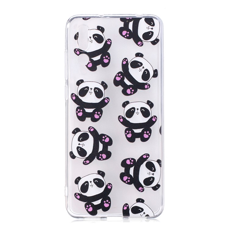 Pattern Printing IMD TPU Back Case for Huawei P20 - Cute Pandas-5