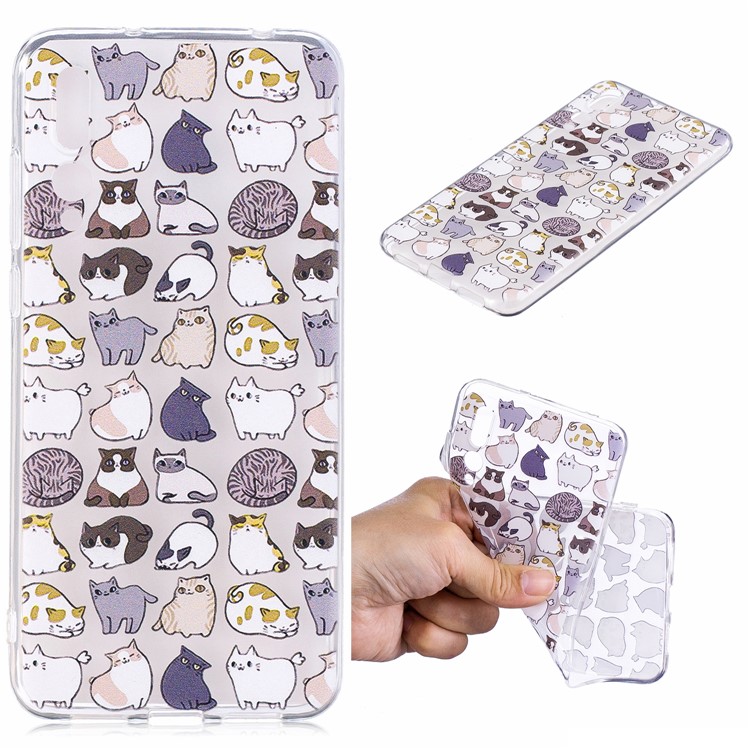 Pattern Printing IMD TPU Cell Phone Case for Huawei P20 - Cartoon Animals-1