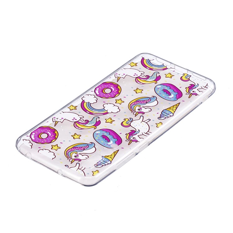 Pattern Printing IMD TPU Mobile Phone Cover for Huawei P20 - Doughnuts and Unicorns-3