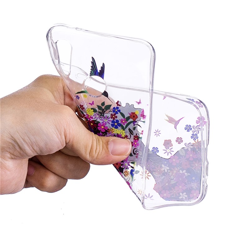Pattern Printing TPU Case Shell for Huawei P20 Lite / Nova 3e - Beauty Pattern-2