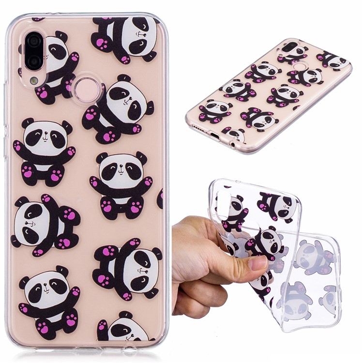 Pattern Printing TPU Case Phone Cover for Huawei P20 Lite / Nova 3e - Panda Pattern-1