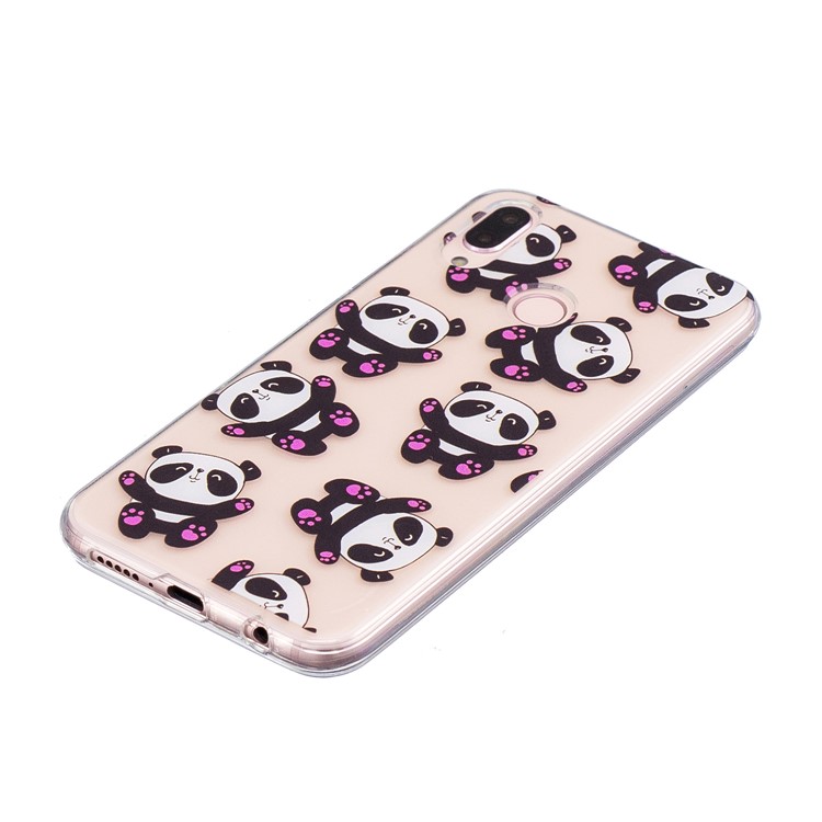 Pattern Printing TPU Case Phone Cover for Huawei P20 Lite / Nova 3e - Panda Pattern-4