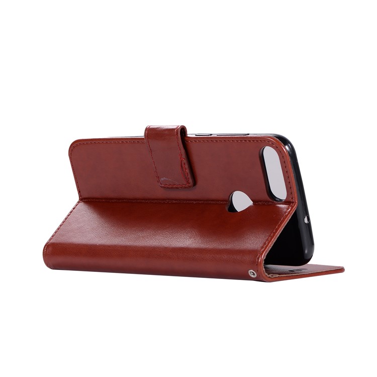 Imprint Dream Catcher Owl Magnetic Wallet PU Leather Stand Protective Shell for Huawei Honor 9 Lite/Honor 9 Youth Edition - Brown-6