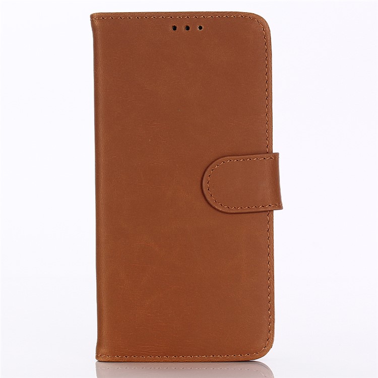 Crazy Horse Texture Retro Style Leather Wallet Stand Phone Case for Huawei P20 Pro - Brown-1