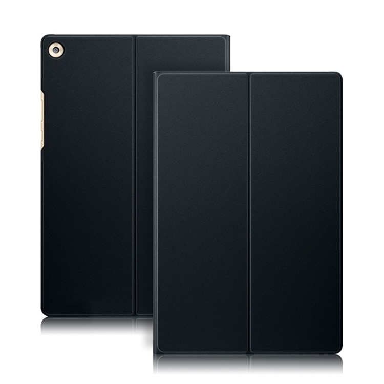 Slim Design Smart Leather Stand Tablet Casing for Huawei MediaPad M5 8 - Black-1