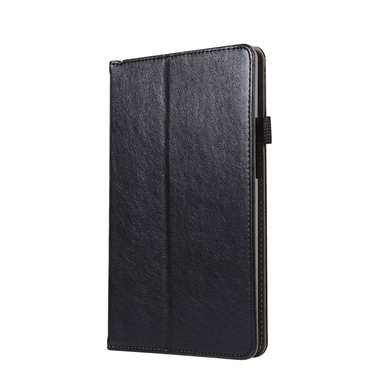 Wallet Stand Leather Case with Elastic Band for Huawei MediaPad M5 8 - Black-2