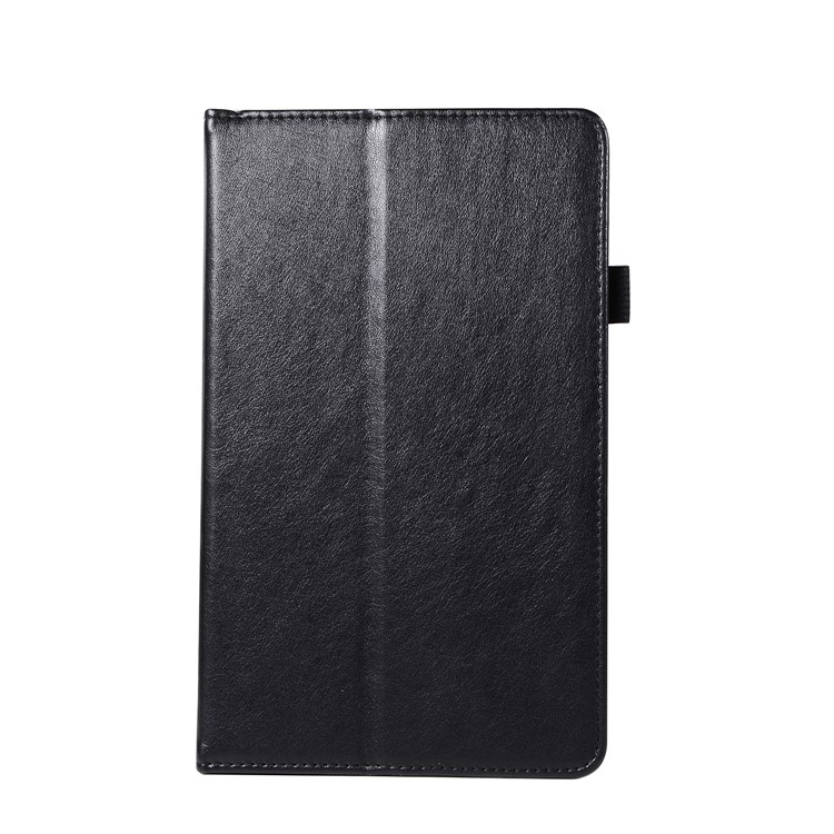Wallet Stand Leather Case with Elastic Band for Huawei MediaPad M5 8 - Black-3