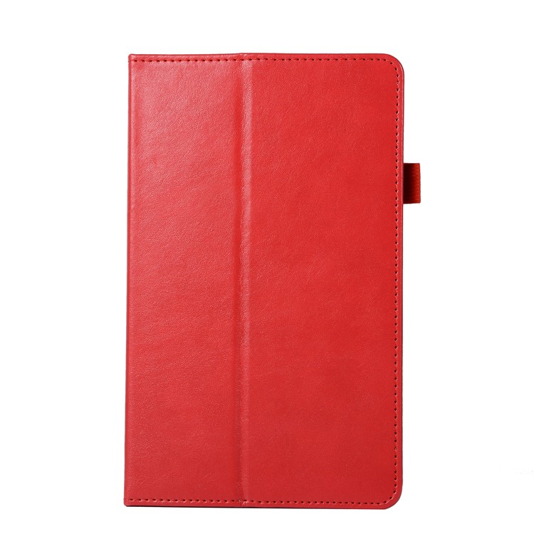 Wallet Stand Leather Cover with Elastic Band for Huawei MediaPad M5 8 - Red-3