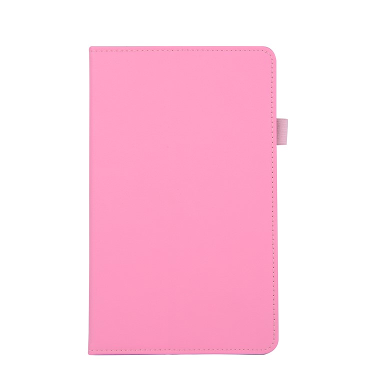 Wallet Stand Leather Casing with Elastic Band for Huawei MediaPad M5 8 - Pink-3