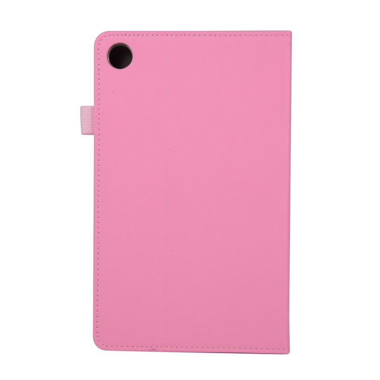 Wallet Stand Leather Casing with Elastic Band for Huawei MediaPad M5 8 - Pink-4